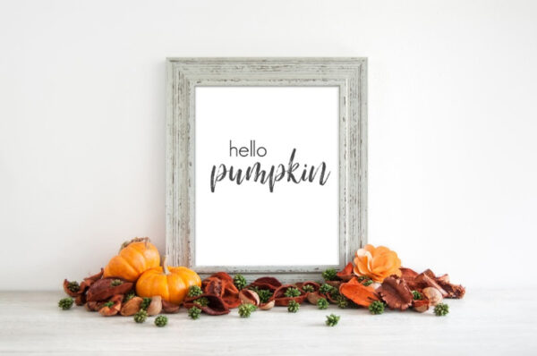 Free Black and White Fall Printables