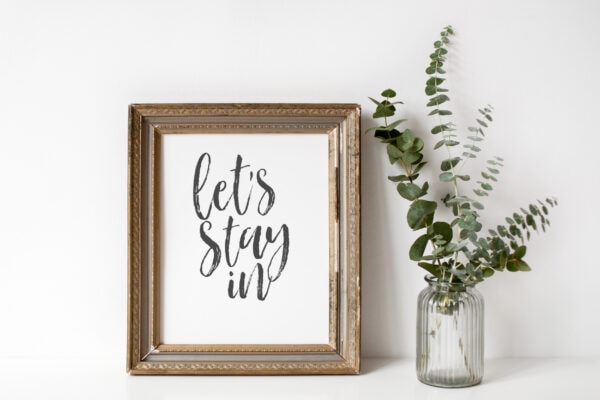 free let's stay in printable