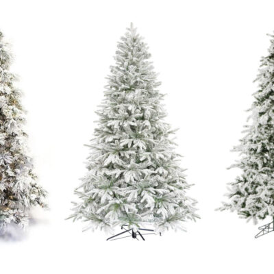 15 Gorgeous Flocked Christmas Trees for Any Budget