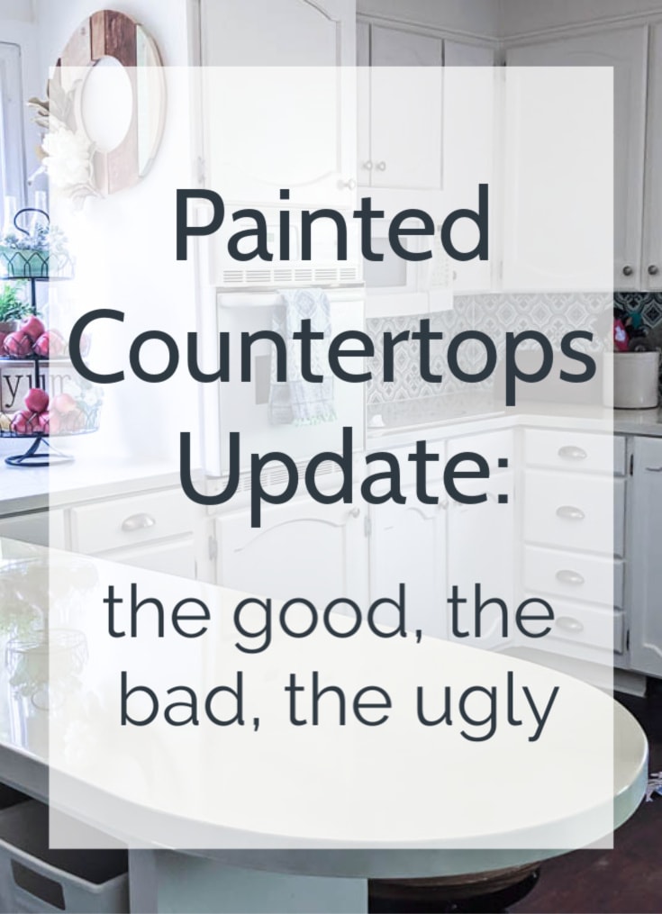 painted countertops update