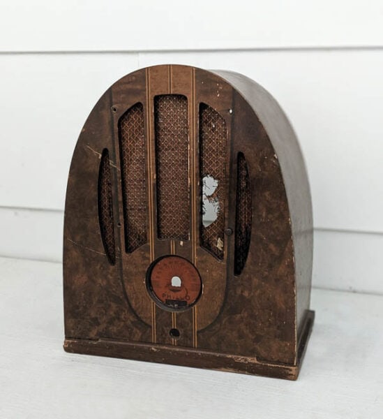 art deco radio