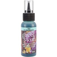 Transparent Glass Stain 2 Ounces-Aqua