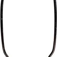 Nickel Silver Lamp Harp Set - Attachment for Table and Floor Lamps, Includes Harp, Saddle (Base) and Finial, 1-pack