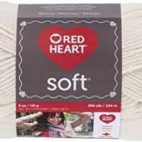 RED HEART Soft Yarn, Off-White
