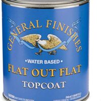 General Finishes Flat Out Flat Topcoat, Quart