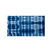 Indian Batik Wind Cave Tie-Dye Stripe Navy/White