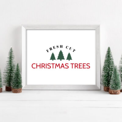 Free Printable Farmhouse Christmas Signs