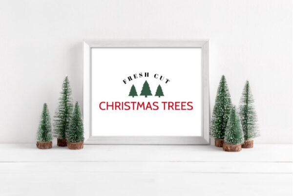 Free Printable Farmhouse Christmas Signs