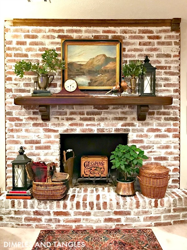Beautiful Diy Brick Fireplace Makeovers, How To Decorate A Brick Wall With Fireplace