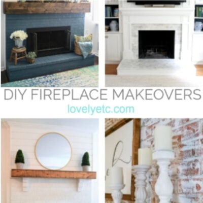 25 Beautiful DIY Brick Fireplace Makeovers