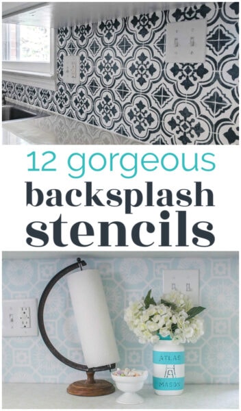 12 gorgeous backsplash stencils