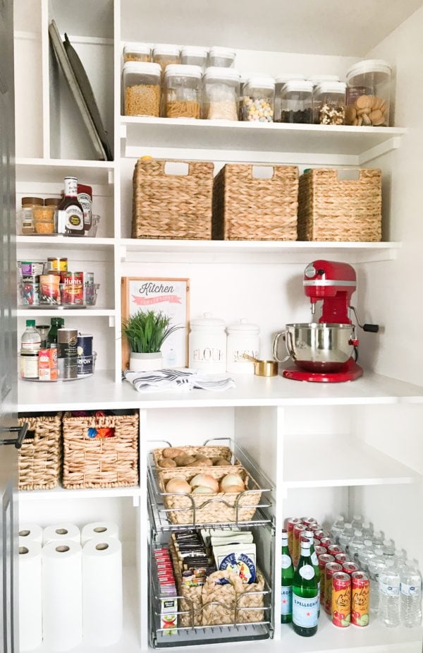 Small Pantry Closet and Kitchen Organization (Pt1) - Made by Carli