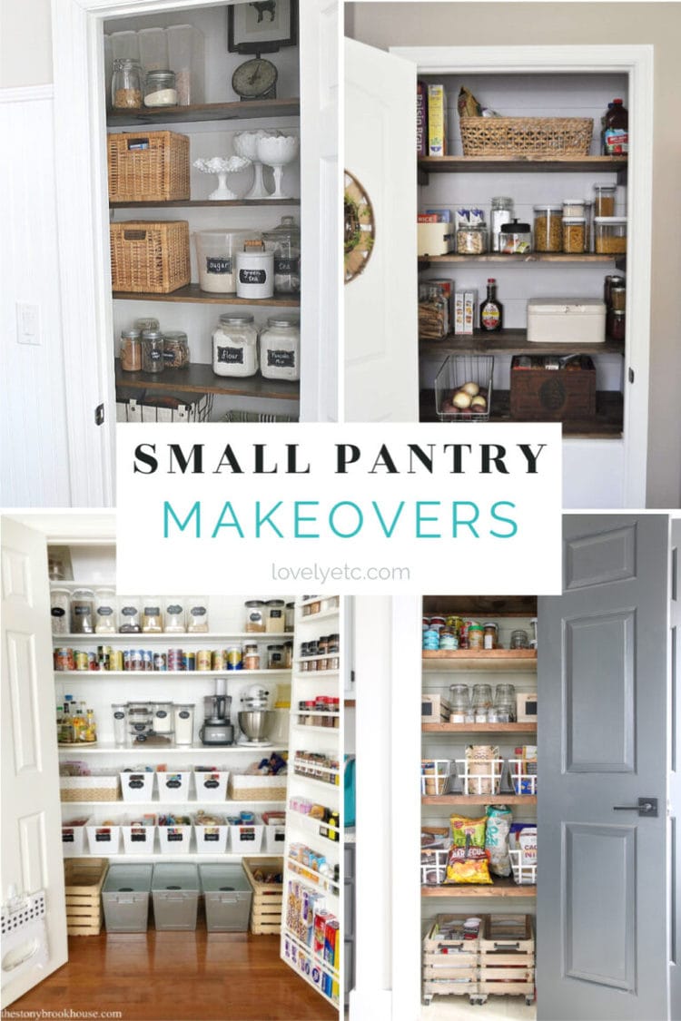 25 Inspiring Small Pantry Ideas and Makeovers Lovely Etc.