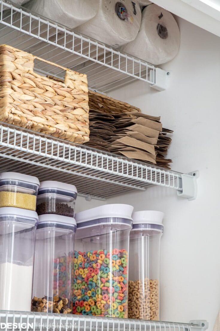 Small Pantry Organization Ideas (Pantry Makeover) - Kindly Unspoken