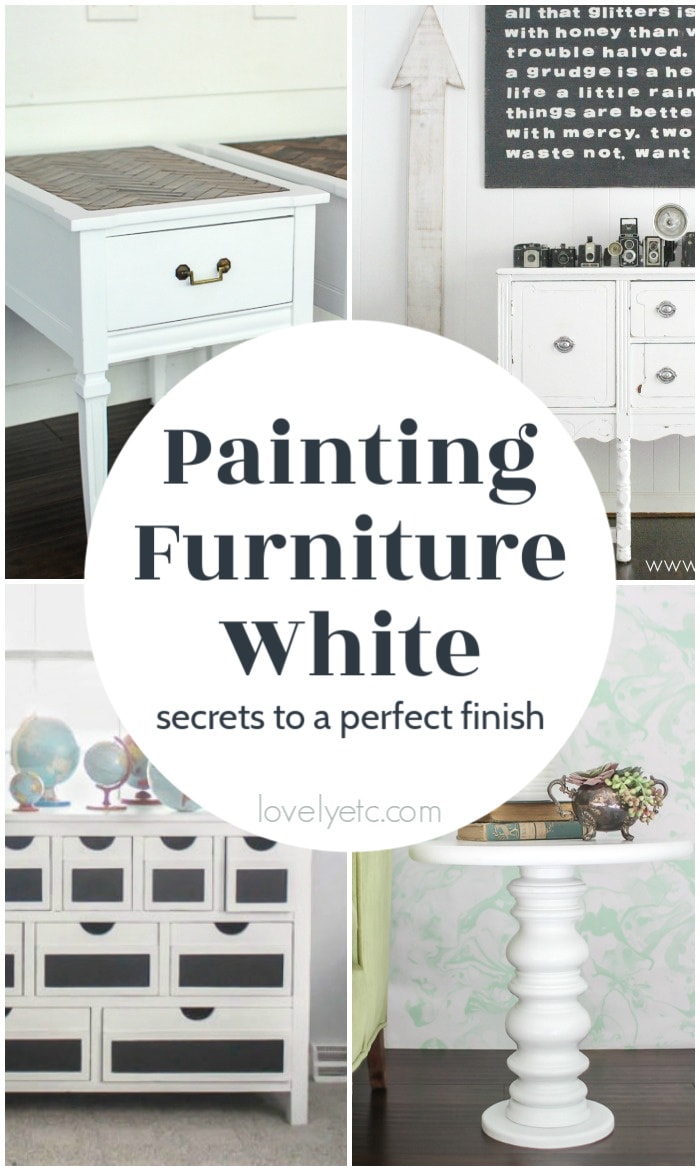 Secret To Giving Furniture A Chalk Finish 