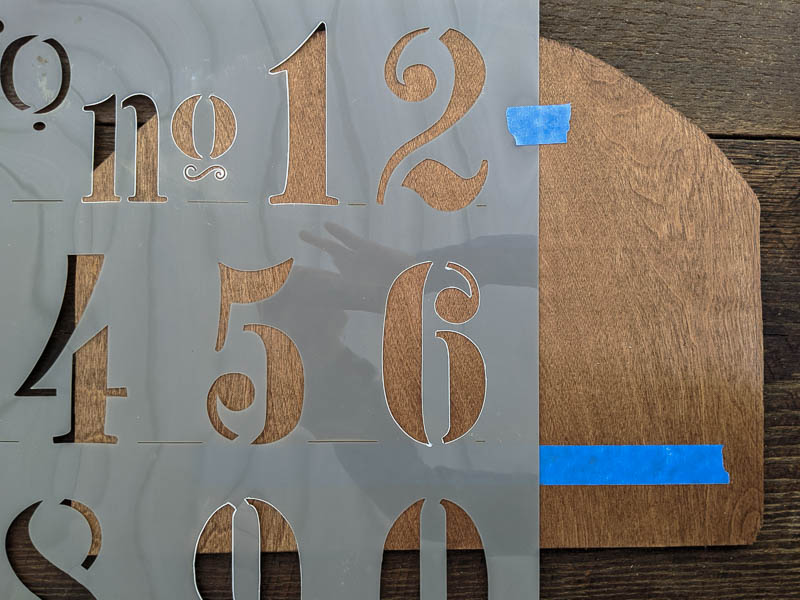 How to make a charming DIY house number sign