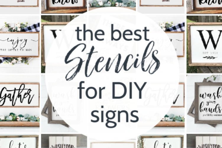 The Best Stencils for Signs: Rigid vs Adhesive Vinyl -  Blog