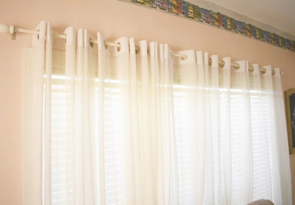 20 Inexpensive Diy Curtain Rods That, How To Stiffen A Curtain Rod