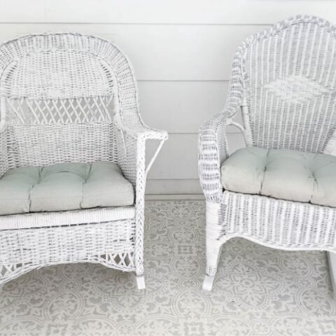 Painting cane furniture discount