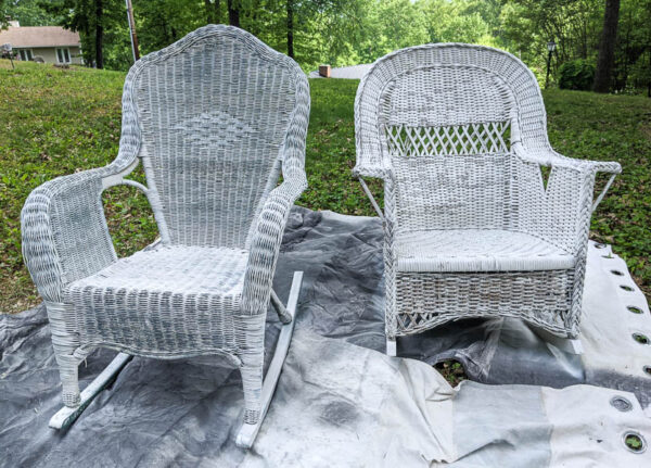 How To Paint Wicker Furniture That Will, How To Paint Old Wicker Outdoor Furniture