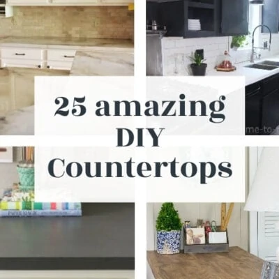 25 Amazing DIY Countertop Ideas you can make for cheap