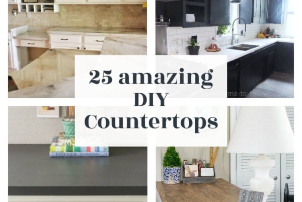 25 Amazing DIY Countertop Ideas you can make for cheap