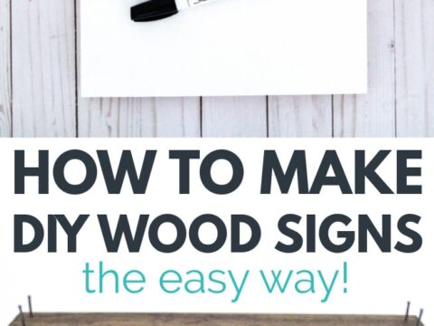 How To Make Easy Diy Wood Signs Lovely Etc