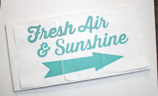 fresh air & sunshine printable
