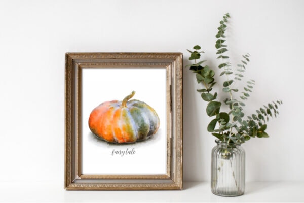 Free Fall Printables: Pretty Watercolor Pumpkins