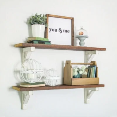 How to Make Cheap and Easy DIY Shelf Brackets