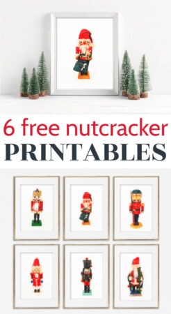 Free Christmas Printables: Nutcrackers and Santas