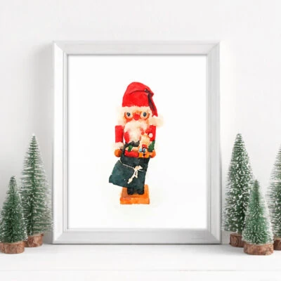 Free Christmas Printables: Nutcrackers and Santas