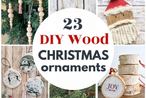 23 Creative DIY Wood Christmas Ornaments