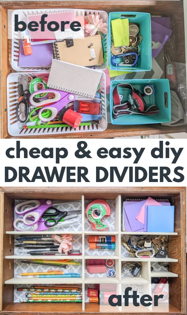 Make your own drawer dividers/organizers - House of Hepworths