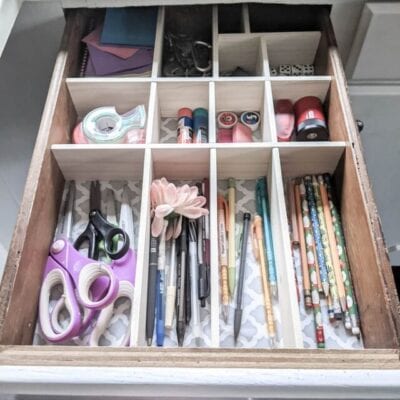HOW TO MAKE CHEAP AND EASY DRAWER DIVIDERS STORY
