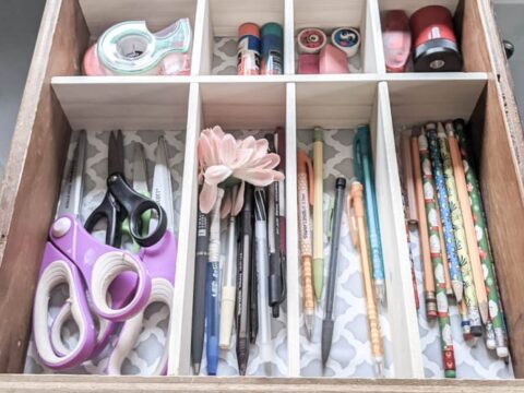 Workshop Drawer Organization, DIY Drawer Dividers with Sliding Tray