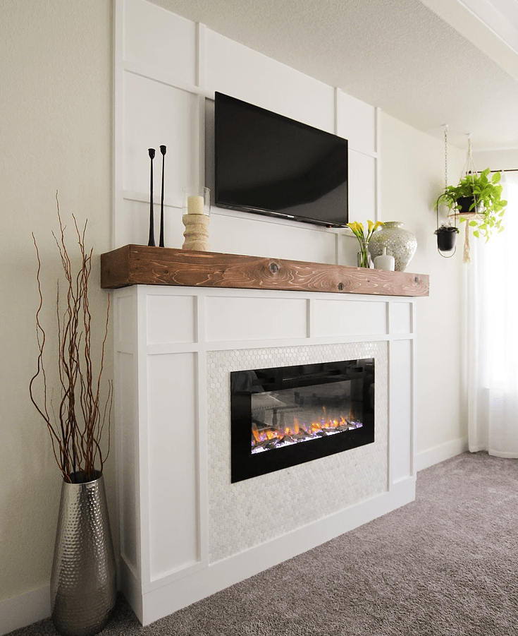 19 Amazing Diy Fireplace Mantel Ideas, Gas Insert Fireplace Surround Ideas