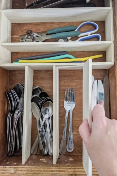 Made some drawer dividers with a sliding tray for better organization in  the shop : r/woodworking