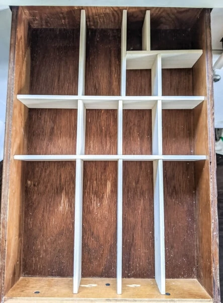 Made some drawer dividers with a sliding tray for better organization in  the shop : r/woodworking