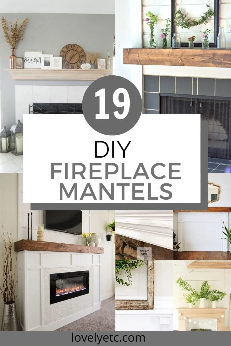 19 diy fireplace mantels