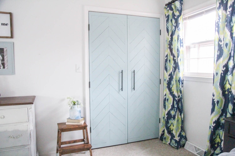 How To Transform Your Sliding Closet Doors Into Hinged Lovely Etc Sliding Closet Doors Into Hinged, Old Sliding Closet Doors