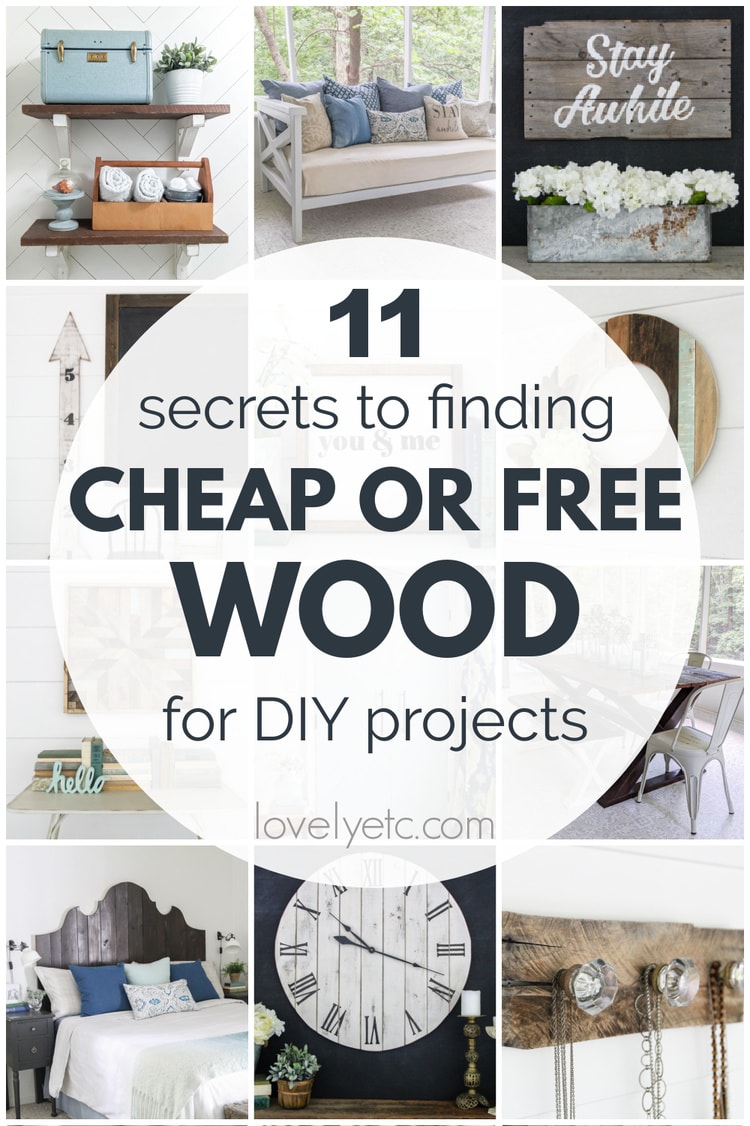 Where to Get Cheap or Free Wood for DIY Projects