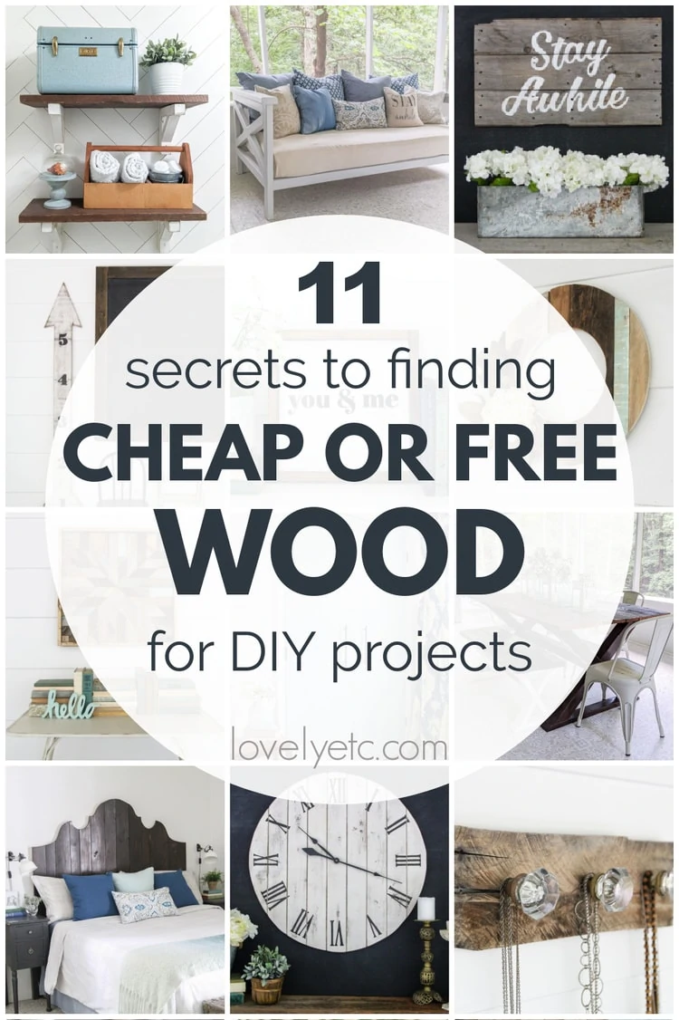 Cheap shop wood pieces