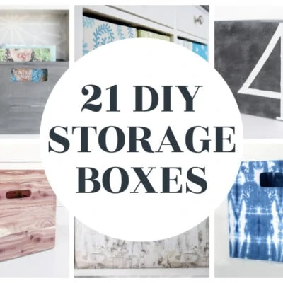 21 Cheap and Easy DIY Storage Boxes