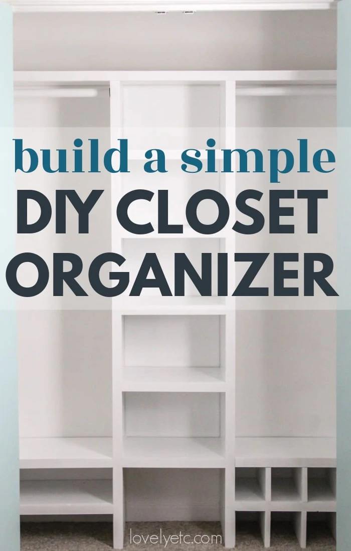 How to build cheap and easy DIY closet shelves