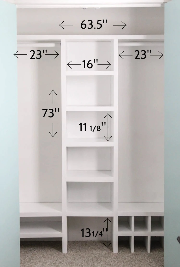 How to build cheap and easy DIY closet shelves