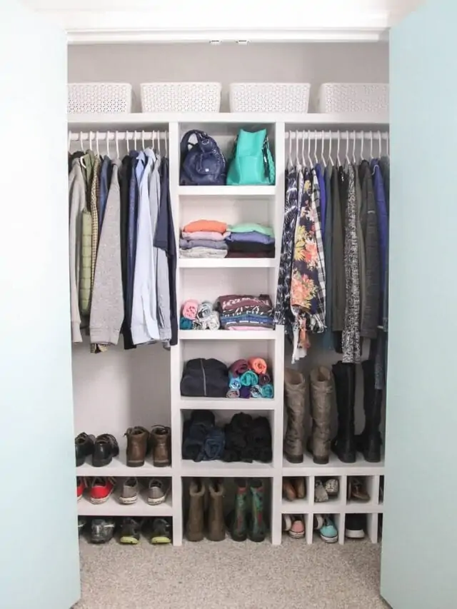 Easy DIY Closet Organizer Ideas