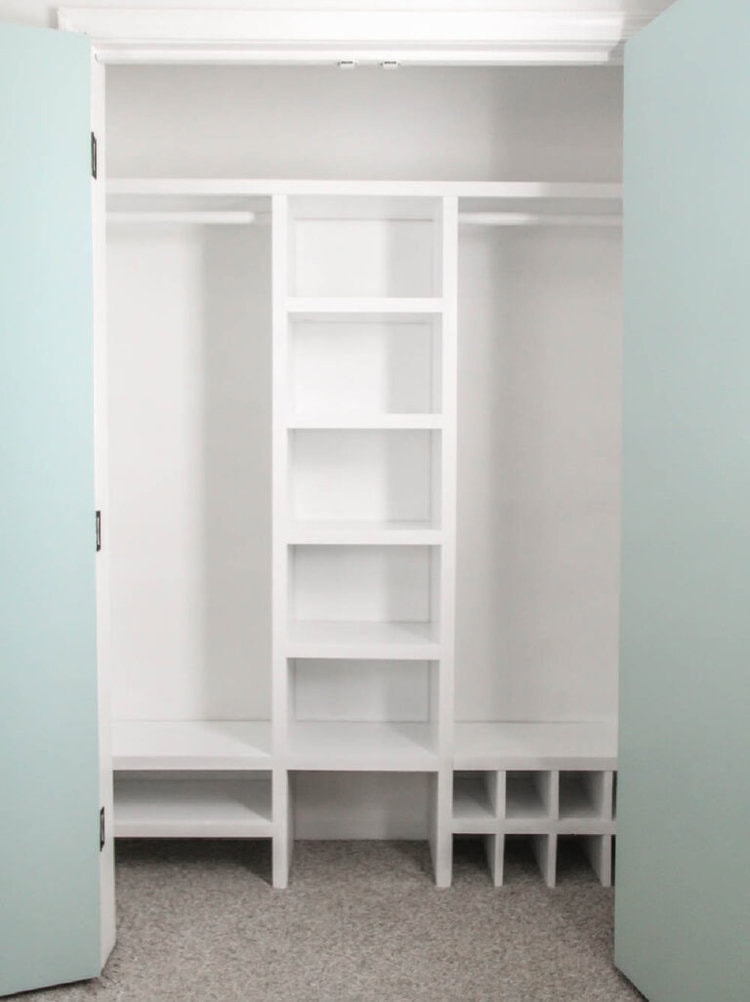 How to Build a Simple Inexpensive DIY Closet Organizer