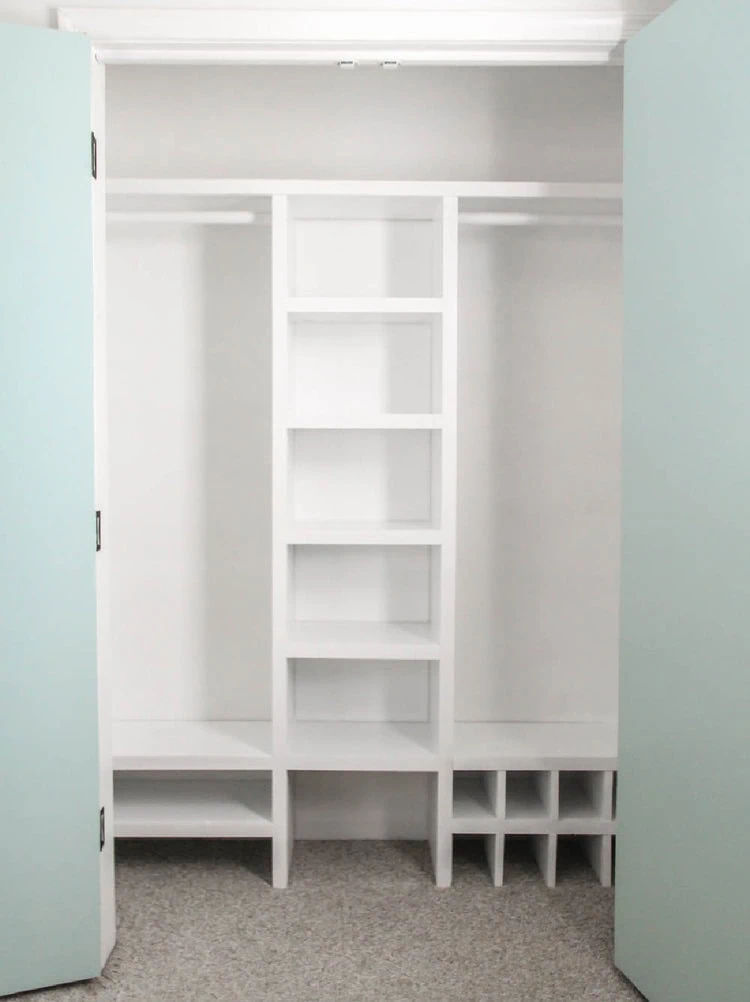 How to Build a Simple Inexpensive DIY Closet Organizer