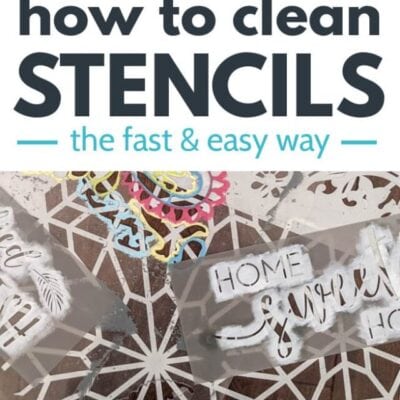 HOW TO CLEAN STENCILS THE FAST AND EASY WAY STORY